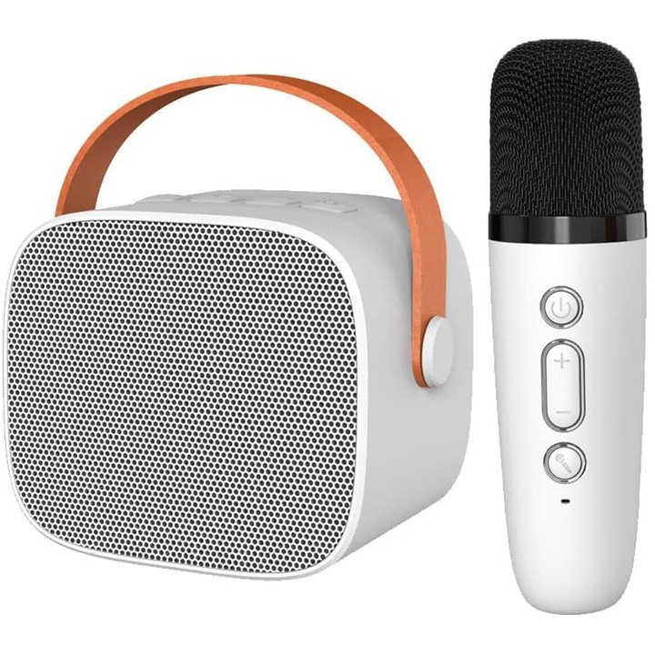 ZESTAW DO KARAOKE BEZPRZEWODOWY MINI GŁOŚNIK BLUETOOTH MIKROFON DLA DZIECI