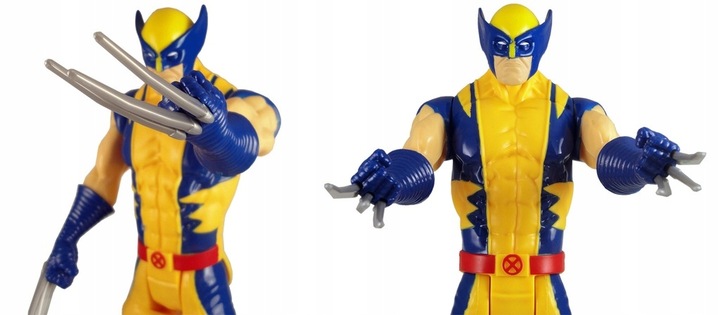 HASBRO WOLVERINE RUCHOMA FIGURKA 30cm X-MAN MARVEL A3321 seria TITAN HERO