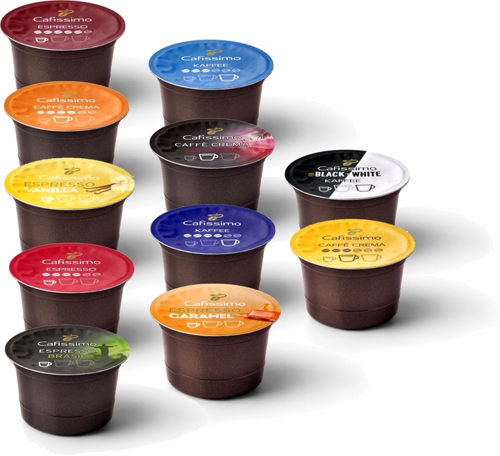 KAPSUŁKI TCHIBO CAFISSIMO ZESTAW 11x10 Zestaw XXL