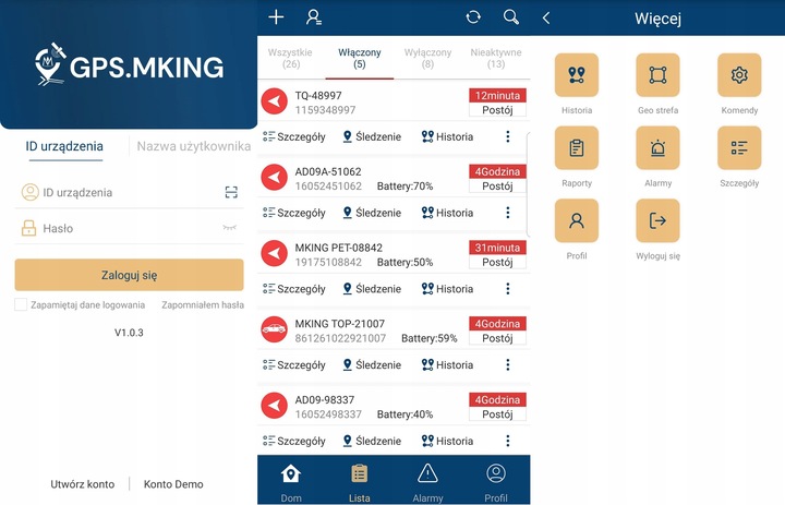 Lokalizator GPS 2G+4G UKRYTY W ŁADOWARCE PODSŁUCH ŚLEDZENIE APLIKACJA MK036