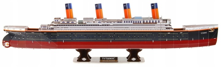 Puzzle Przestrzenne 3D Titanic Duży Okręt Statek 116 Elementów 81 cm
