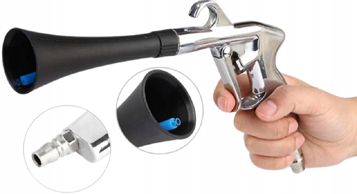 PISTOLET DO CZYSZCZENIA OSUSZANIA PRANIA TAPICERKI NA SUCHO EFEKT TORNADA