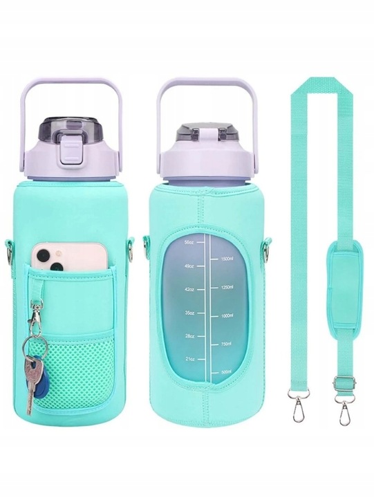 Butelka motywacyjna bidon 2L z pokrowcem HIT !!