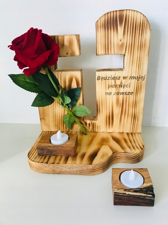 STROIKI na GRÓB STROIK na CMENTARZ KRZYŻ w drewnie