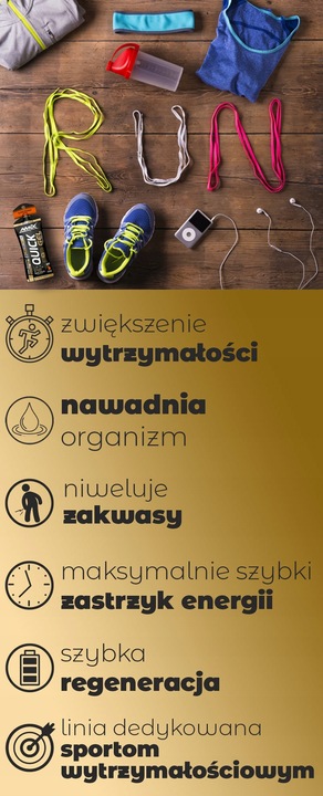 Amix Quick Gel SZYBKOWCHŁANIALNY ŻEL ENERGETYCZNY dla sportowców - kartonik