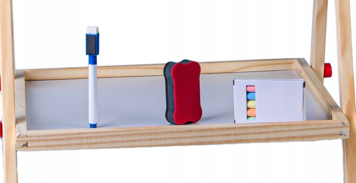 TABLICA DREWNIANA DWUSTRONNA KREDOWA MAGNETYCZNA