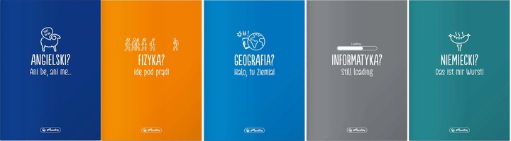 KOMPLET ZESZYTÓW TEMATYCZNYCH PRZEDMIOTOWYCH ZE ŚCIĄGĄ 10 SZTUK HERLITZ
