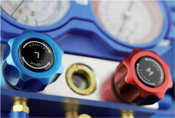 Zestaw manometrów R32 R410A R404A R449A klima