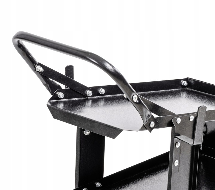 Wózek spawalniczy DEDRA do spawarki Półka na butle Stabilny Mobilny 4 półki