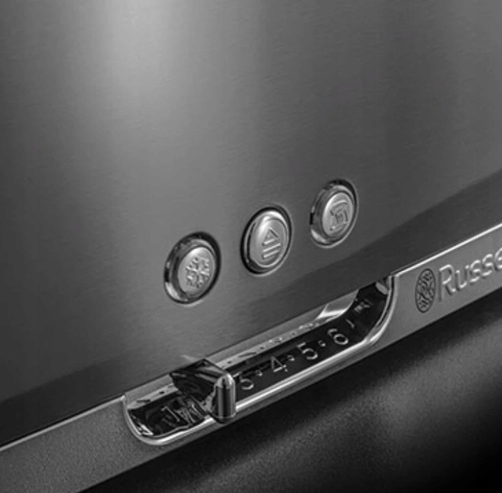 Toster Russell Hobbs Moonlight 23251-56 Tacka Ruszt Podnośnik Szary