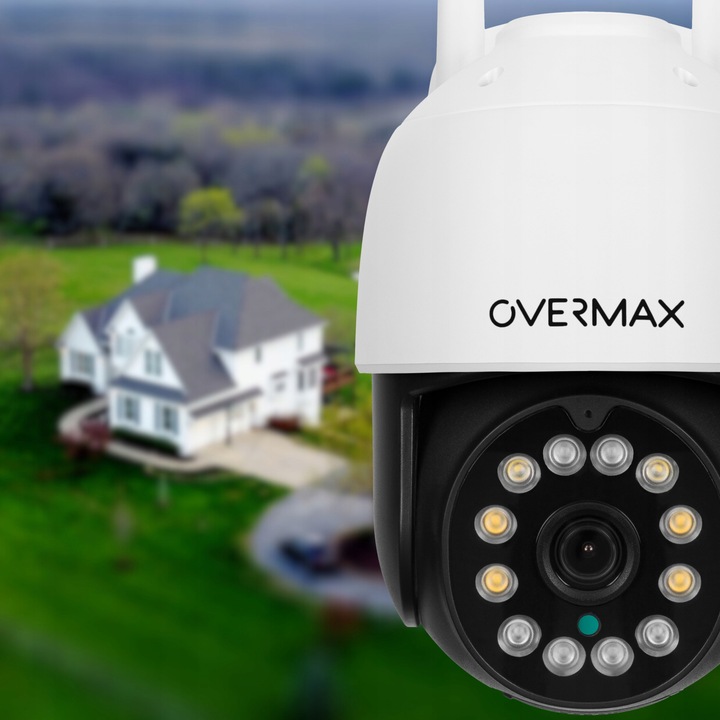 KAMERA ZEWNĘTRZNA OBROTOWA 25s LAN 12 DIOD LED IP66 WIFI Full HD 4x ZOOM