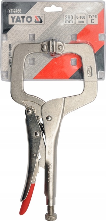 Szczypce zaciskowe, klamrowe typu C 280 mm YATO (YT-2466)