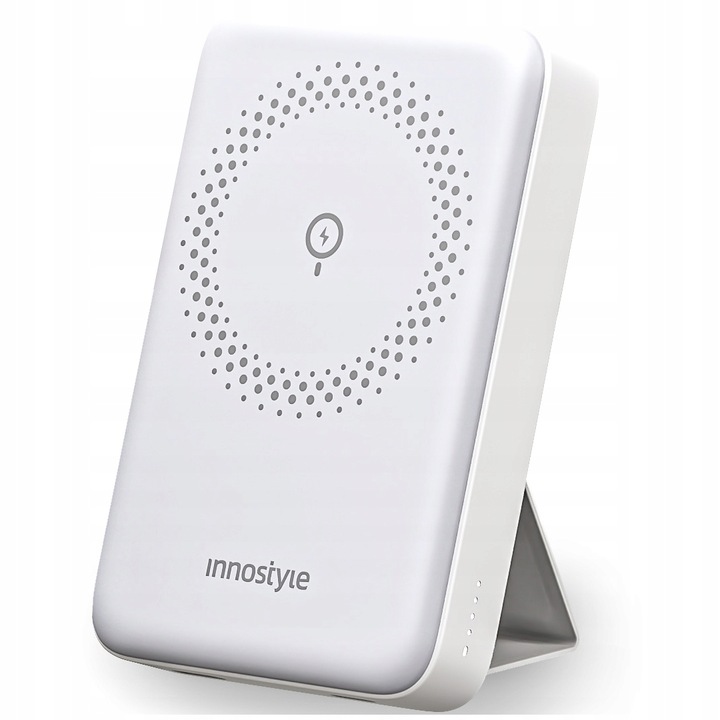 INNOSTYLE POWERMAG 2W1 SZYBKI POWERBANK INDUKCYJNY DO MAGSAFE 10000 STOJAK