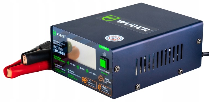 PROSTOWNIK 12V i 24V MIKROPROCESOROWY ŁADOWARKA DO AKUMULATORA NAPRAWA 10A