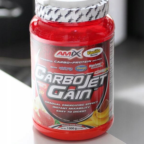 Amix CarboJet Gain 1000g masówka mass gainer mutant MEGA jakość białko WPC