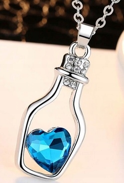 NASZYJNIK PRZYJAŹŃ SERCE PRZYJACIÓŁKI BFF 2SZ B050