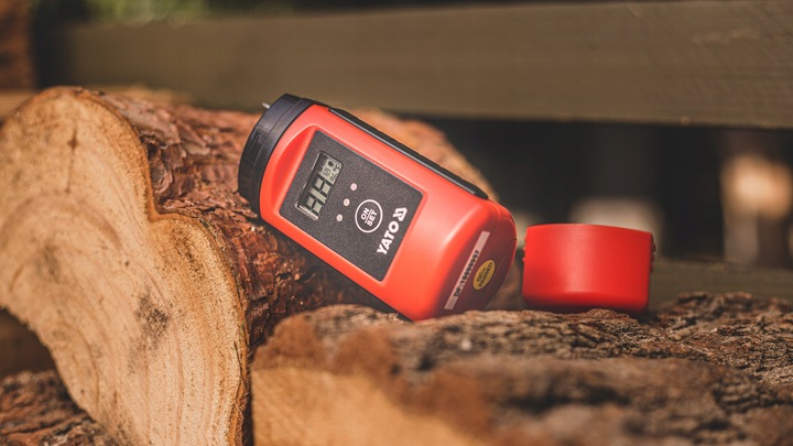YATO WILGOTNOŚCIOMIERZ MIERNIK WILGOTNOŚCI DO MURÓW ŚCIAN DREWNA 0,2-60%