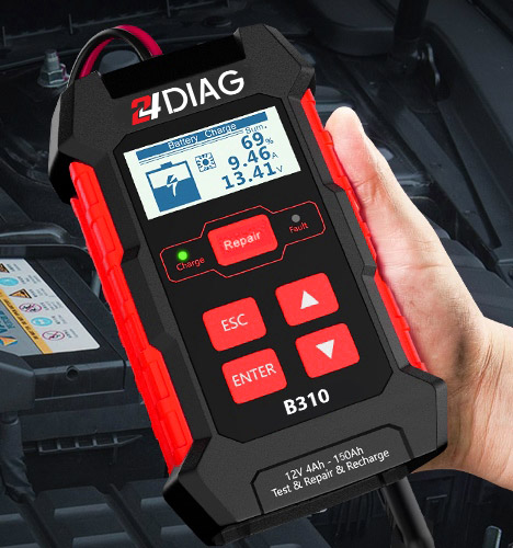 TESTER DO AKUMULATORÓW PROSTOWNIK B310 12V 24V 10A