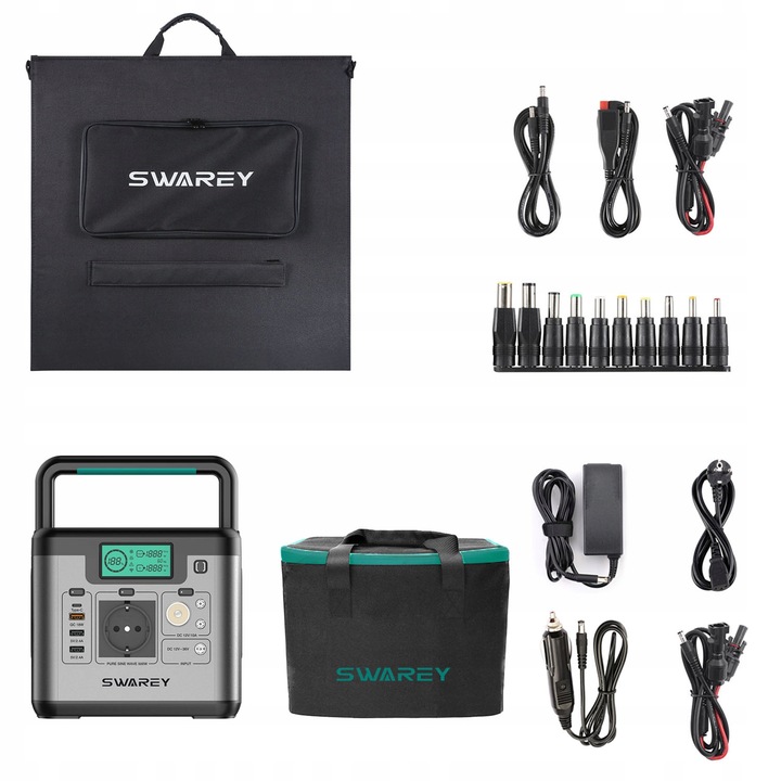 POWER BANK GENERATOR SOLARNY SWAREY 518Wh type C PD 65W+100W SOLAR