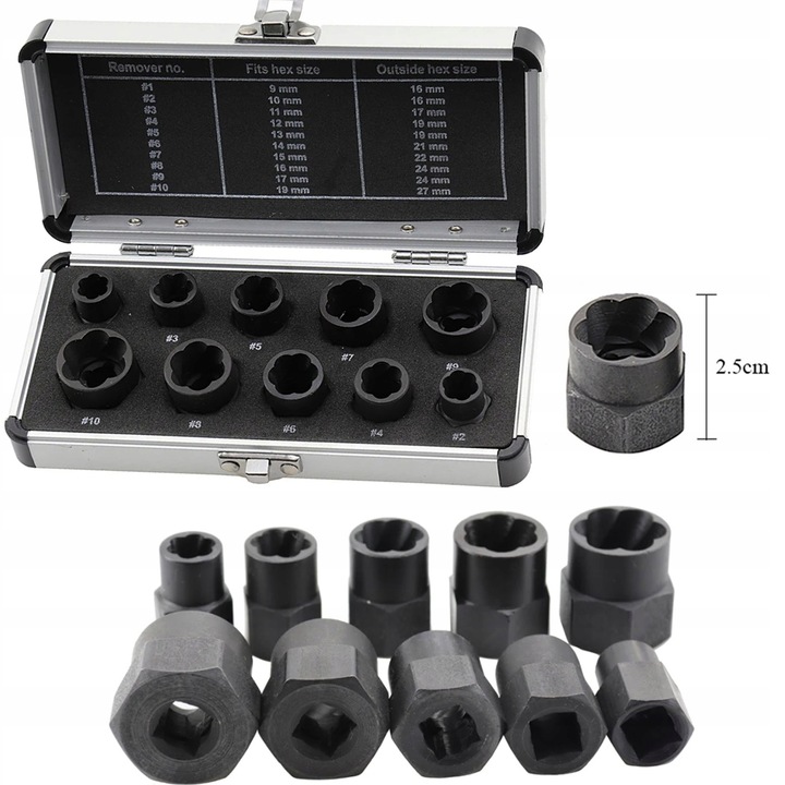 NASADKI DO USZKODZONYCH OBROBIONYCH ŚRUB NAKRĘTEK