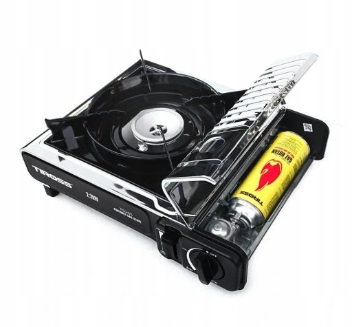 Kuchenka turystyczna +GAZ x 4 szt. TS-265 PIKNIK KAMPING PLENER