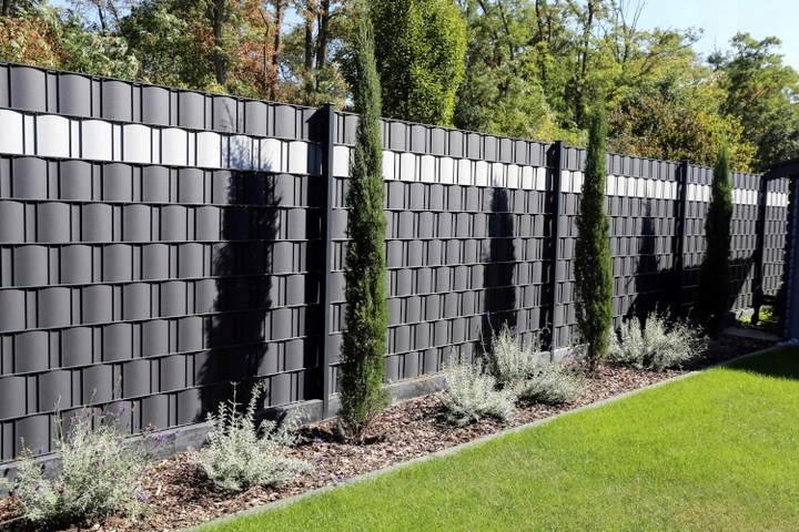 TAŚMA OGRODZENIOWA ANTRACYT 19x50 OSŁONA NA OGRODZENIE PANELOWE PŁOT GRAFIT