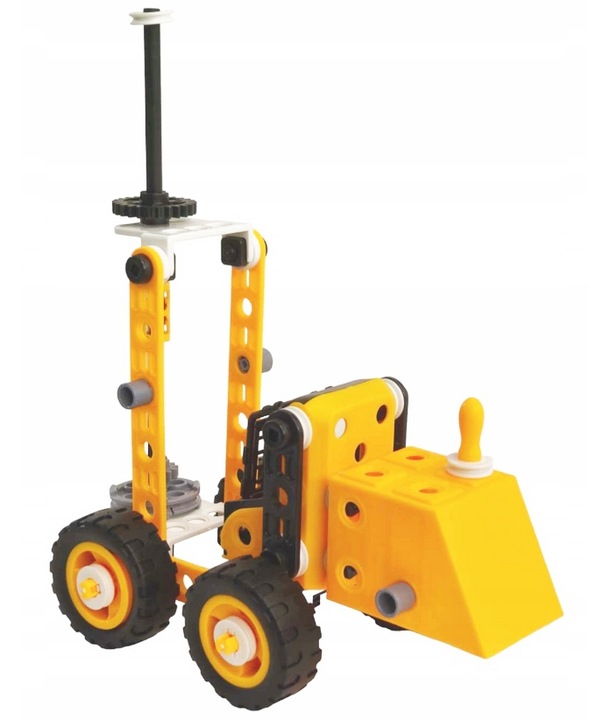 KLOCKI 10w1 KONSTRUKCYJNE EDUKACYJNE POJAZDY BUDOWLANE ZESTAW 112 elementów