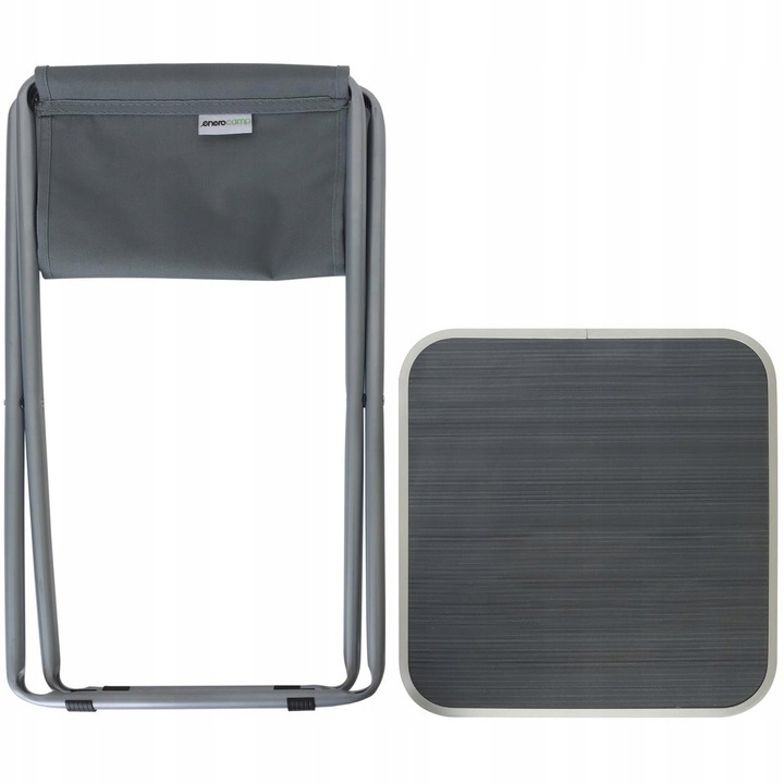 Stolik i Krzesełko Turystyczne Kempingowe 2w1 Taboret Siedzisko 40x40x47cm