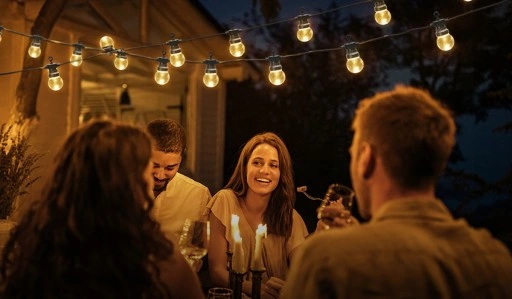 GIRLANDA LAMPKI SIECIOWE SZNUR 8M 10Żar na TARAS L