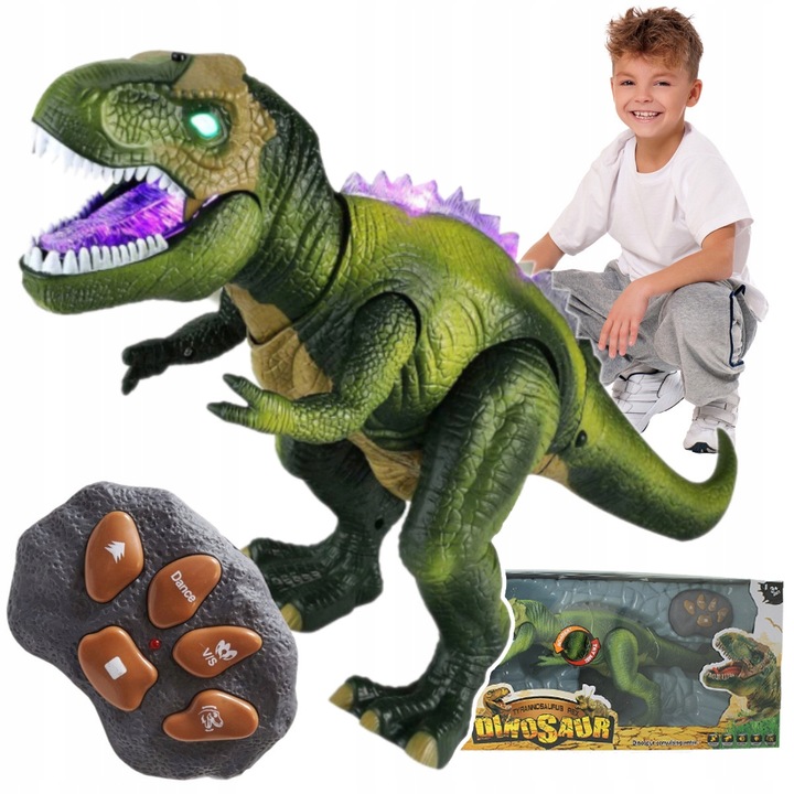 MEGA OGROMNY INTERAKTYWNY DINOZAUR T-REX ZDALNIE STEROWANY CHODZI RYCZY XXL