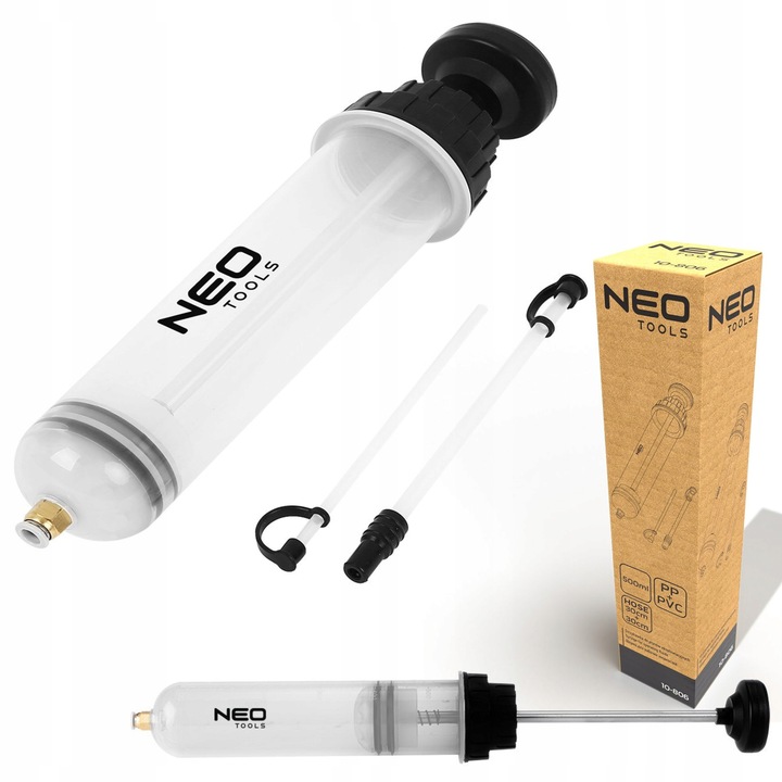 NEO STRZYKAWKA ODSYSARKA OLEJU PŁYN HAMULCOWY PALIWO 500ML WYSYSARKA RĘCZNA