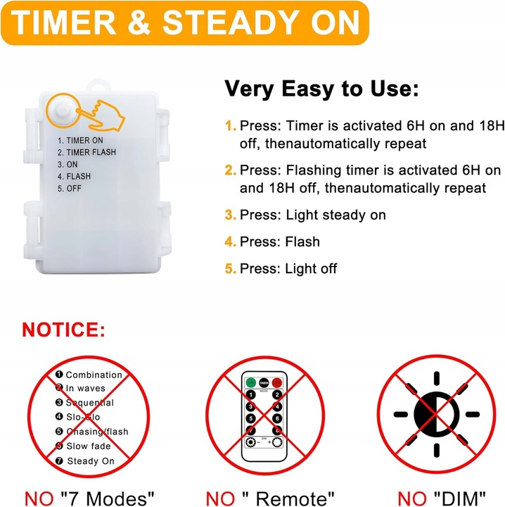 Świąteczna Dekoracja Okienna LED na Baterię Gwiazda 2 szt.