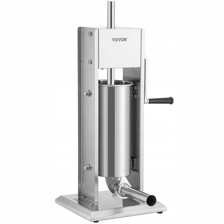 Ręczna nadziewarka do kiełbas 8LBS 5L 304 ze stali nierdzewnej 4 rurki