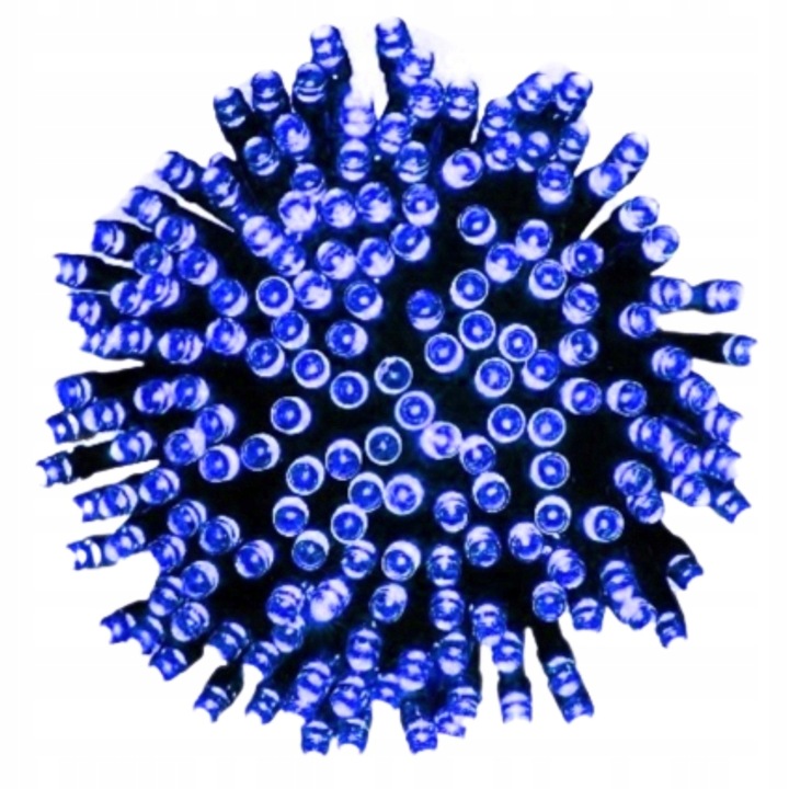 MOCNE NIEBIESKIE LAMPKI CHOINKOWE 500 LED ŚWIATEŁKA ZEWNĘTRZNE WEWNĘTRZNE