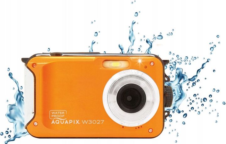 Aparat EASYPIX Aquapix W3027-O Wave Pomarańczowy
