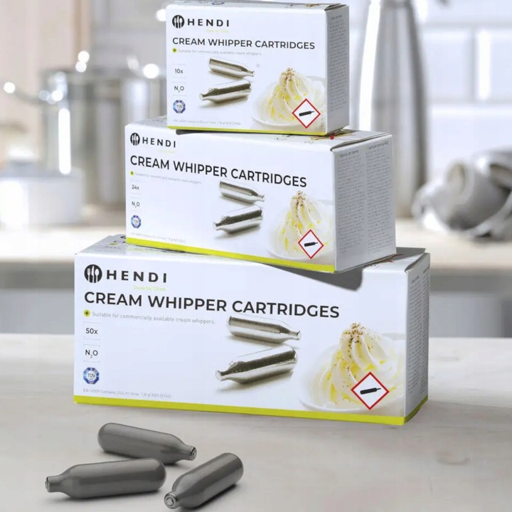 Naboje do syfonu do bitej śmietany Hendi 0 l 50