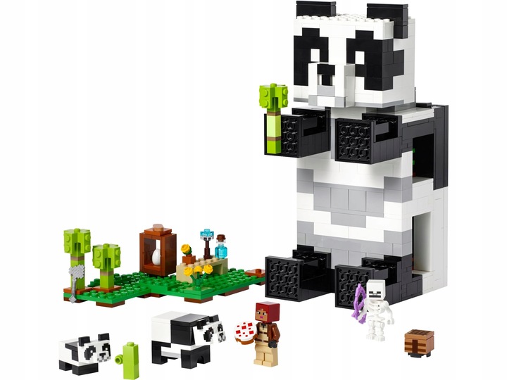 LEGO Minecraft - Rezerwat pandy (21245) KLOCKI PREZENT