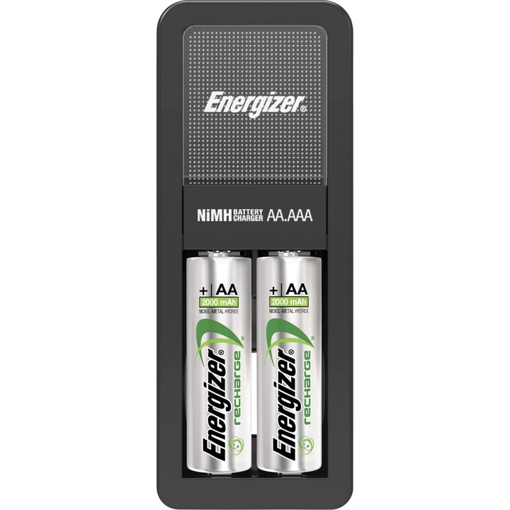 Ładowarka ENERGIZER Mini Baterii AAA R3 AA R6 + 2x Akumulatorki AA 2000mAh