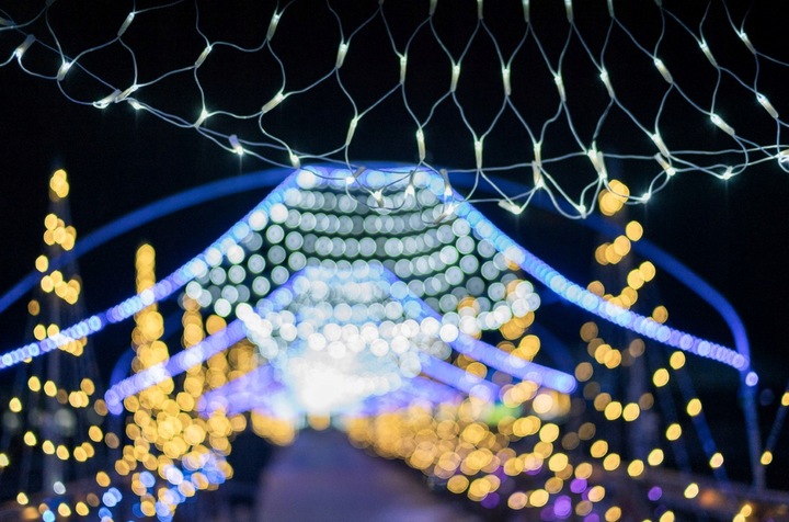 SIATKA LED 3 m x 2 m BIAŁA CIEPŁA na TARAS KRZEWY BALKON Oświetlenie Święta