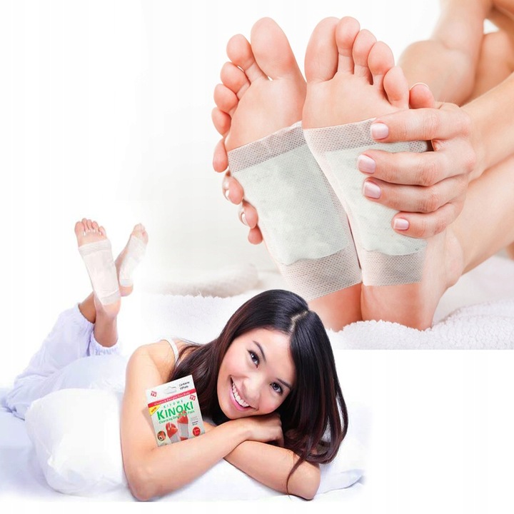 PLASTRY DO STÓP OCZYSZCZAJĄCE Z TOKSYN KINOKI DETOX ORYGINALNA 100SZT