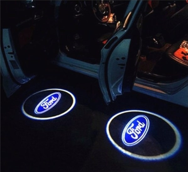 2x LED LOGO PROJEKTOR HD BEZPRZEWODOWE NA BATERIE FORD WSZYSTKIE MODELE
