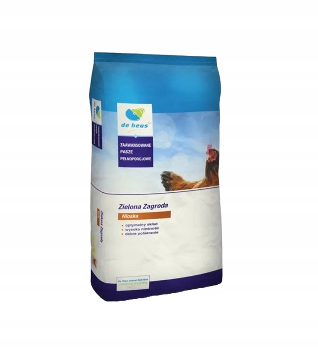 Pasza dla kur niosek: zielona zagroda nioska - kruszonka De Heus 25kg