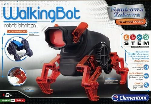 CLEMENTONI chodzący robot bioniczny BOT 50059 8005125500598