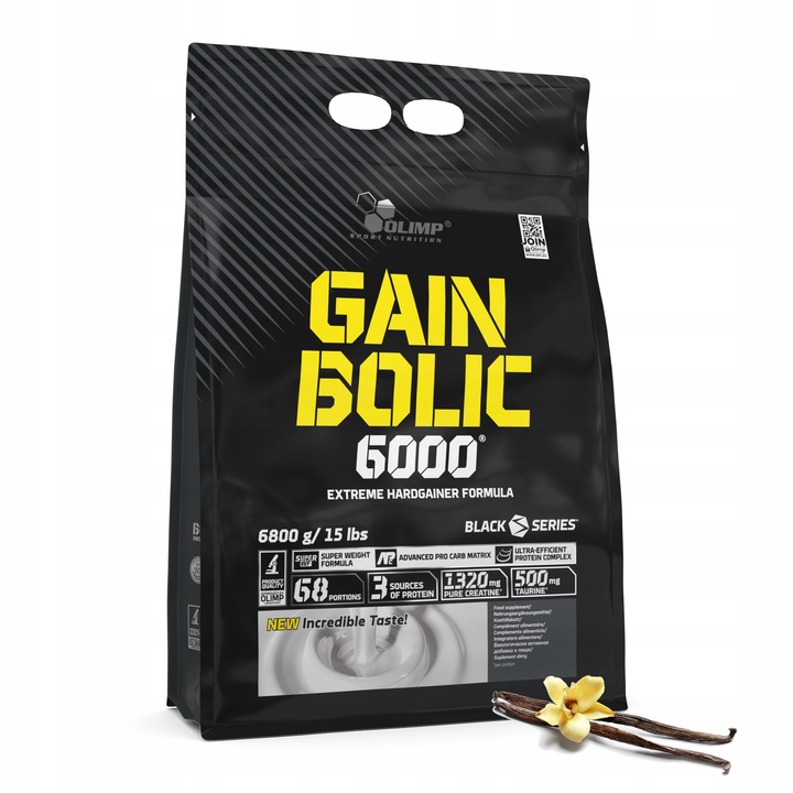 OLIMP GAIN BOLIC 6000 6800g DUŻA DAWKA SUCHA MASA