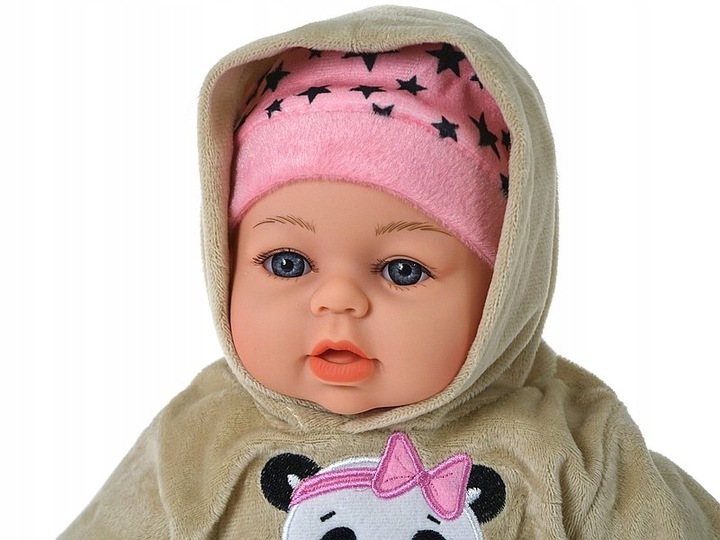 LALKA BOBAS 45cm MÓWI I ŚPIEWA, SMOCZEK