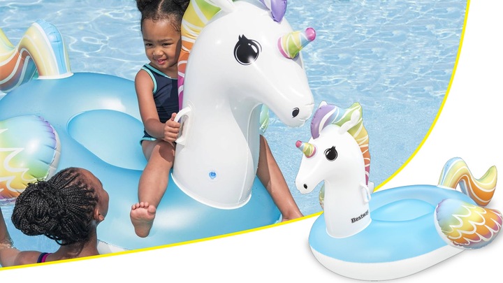 MATERAC DMUCHANY JEDNOROŻEC DO PŁYWANIA WODY DLA DZIECI PŁYWAK 155x119 CM