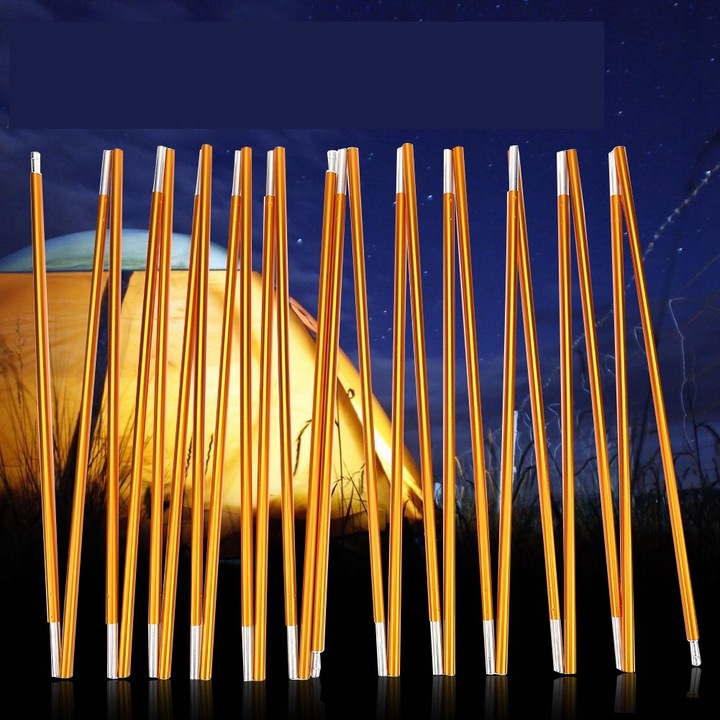 2X PAŁĄK STELAŻ NAMIOTU SEGMENT 12PAŁĄKÓW 8.5MM