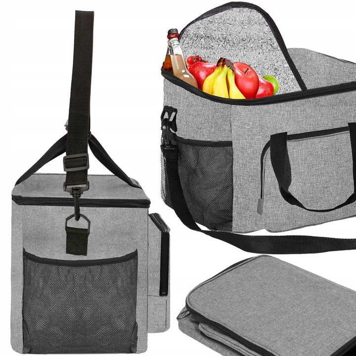 TORBA TERMICZNA ŚNIADANIOWA IZOLACYJNA NA JEDZENIE PIKNIK PLAŻĘ LUNCH BOX