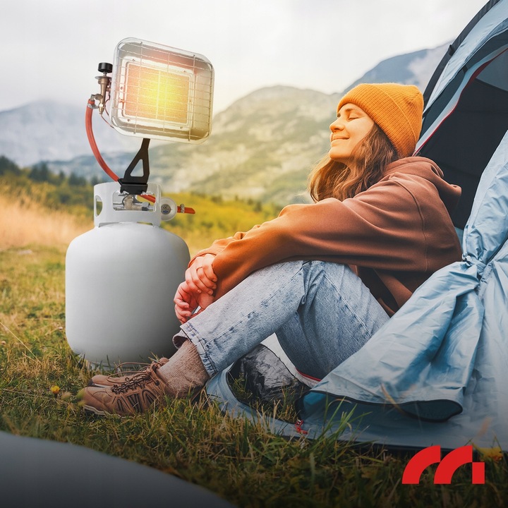 PIECYK NA GAZ PROMIENNIK GRZEJNIK GAZOWY UCHWYT NA BUTLE SŁONECZKO 4500W