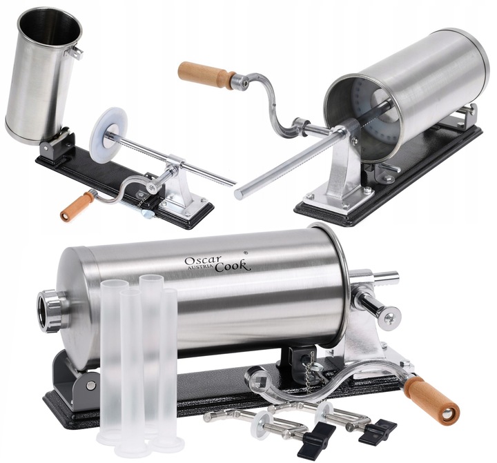 NADZIEWARKA do Kiełbas Wędlin 5,5 kg MASZYNKA Szpryca Lewarek do KIEŁBASY